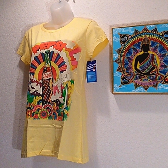 NEW!! PEPSI-COLA VINTAGE LOOK TEE - Picture 3 of 5